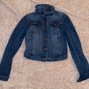 Loft cropped jean jacket